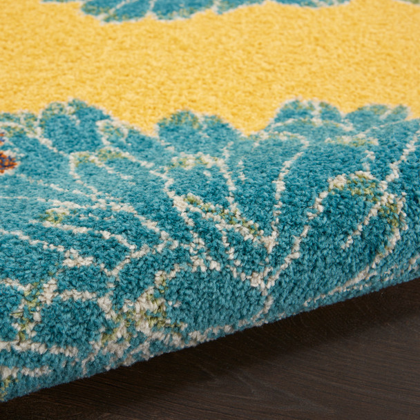 Nourison Home Allur ALR06 Yellow Multicolor Rug