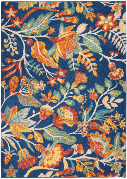 Nourison Home Allur ALR09 Navy Multicolor Rug