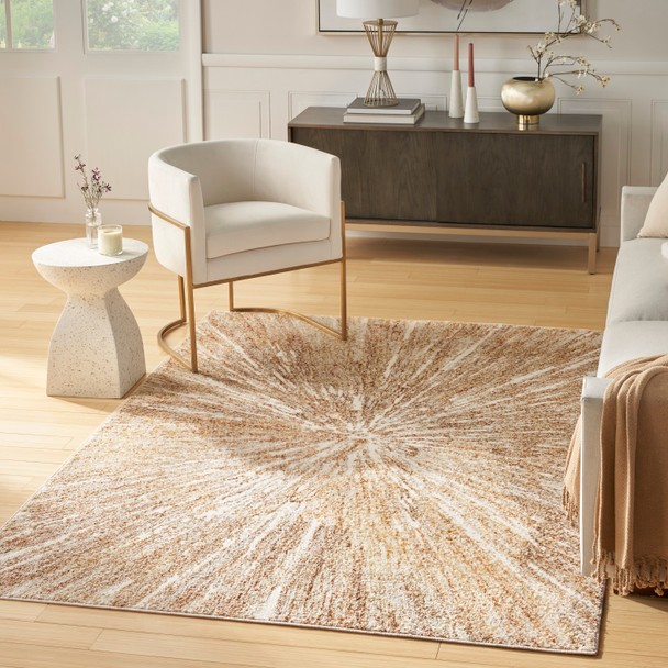 Nourison Home Ambiance AMI01 Ivory Gold Rug