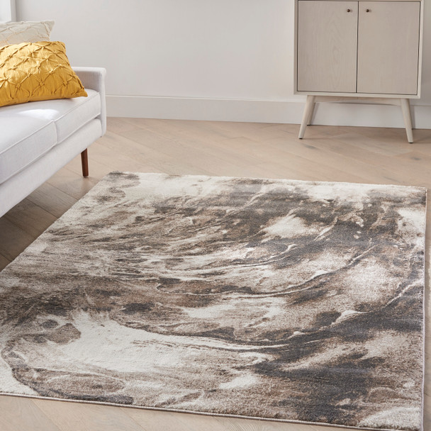 Nourison Home American Manor AMR03 Ivory Mocha Rug