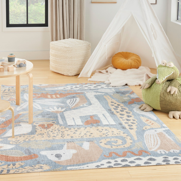 Nourison Home Astra Machine Washable ASW01 Multicolor Rug