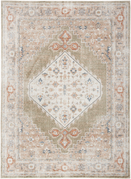 Nourison Home Astra Machine Washable ASW11 Sage Multi Rug