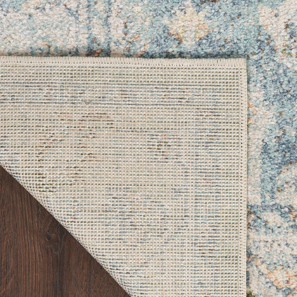 Nourison Home Astra Machine Washable ASW12 Light Blue Rug