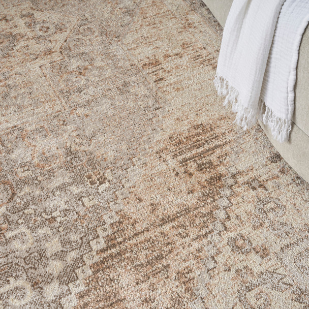 Nourison Home Astra Machine Washable ASW13 Beige Rug