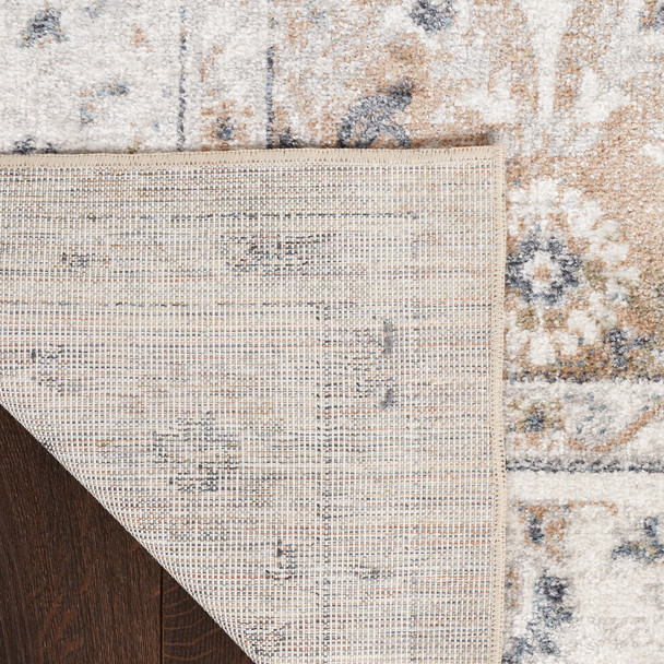 Nourison Home Astra Machine Washable ASW16 Silver Taupe Rug