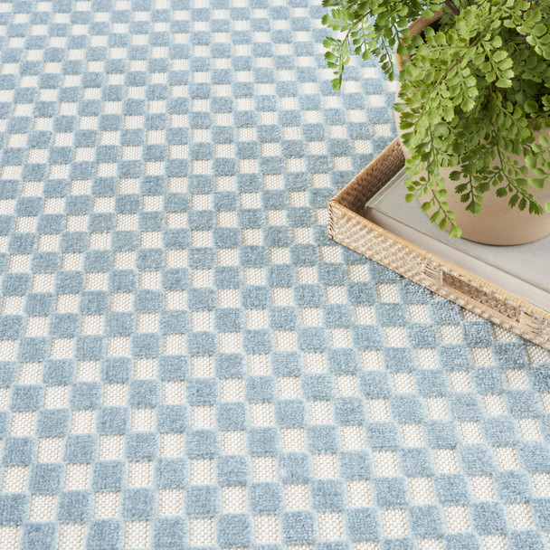 Nourison Home Care Free CAF02 Blue Rug
