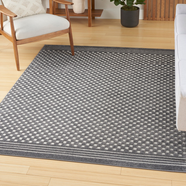 Nourison Home Care Free CAF02 Grey Rug