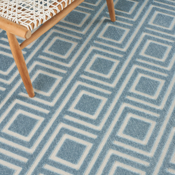 Nourison Home Care Free CAF03 Blue Rug