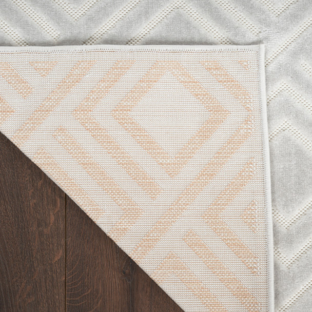 Nourison Home Care Free CAF03 Light Grey Rug