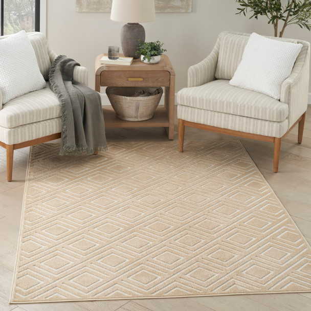 Nourison Home Care Free CAF03 Taupe Rug