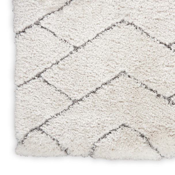 Nourison Home Dreamy Shag DRS03 Ivory Grey Rug