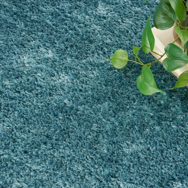 Nourison Home Dreamy Shag DRS05 Aqua Rug