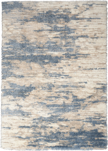 Nourison Home Dreamy Shag DRS10 Light Blue Grey Rug