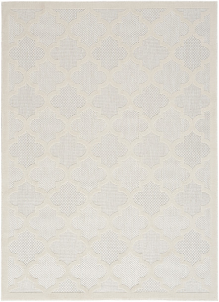 Nourison Home Easy Care NES01 Ivory White Rug