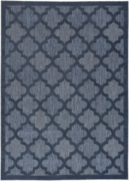 Nourison Home Easy Care NES01 Navy Blue Rug