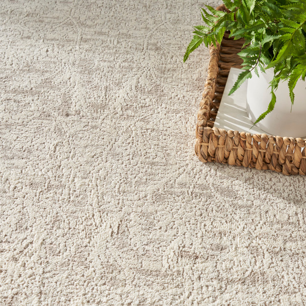 Nourison Home Eco Cycle ECY03 Ivory Beige Rug