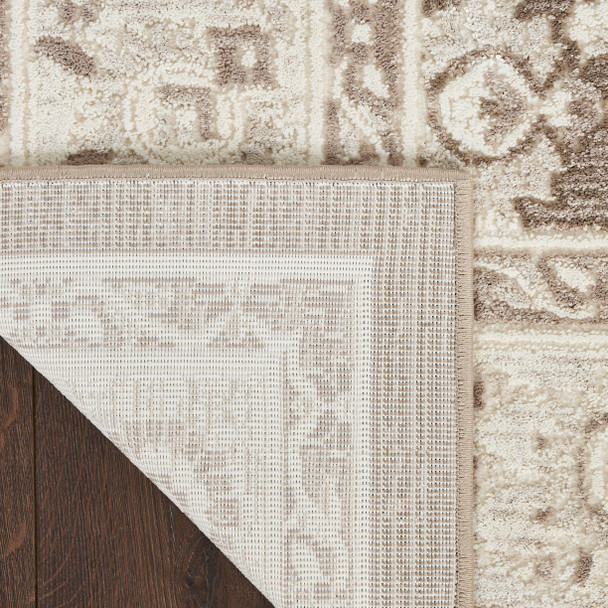 Nourison Home Eco Cycle ECY04 Ivory Mocha Rug