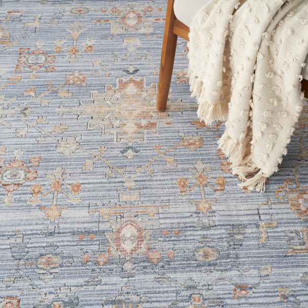 Nourison Home Elegant Heirlooms ELH02 Blue Ivory Rug