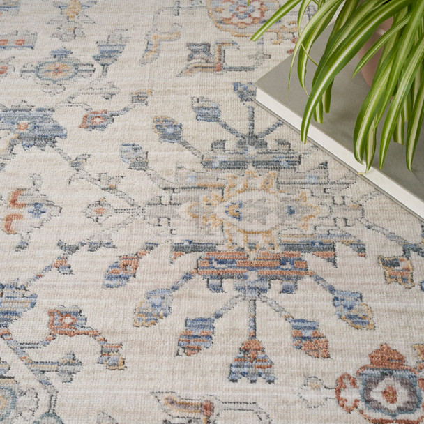 Nourison Home Elegant Heirlooms ELH02 Ivory Grey Rug