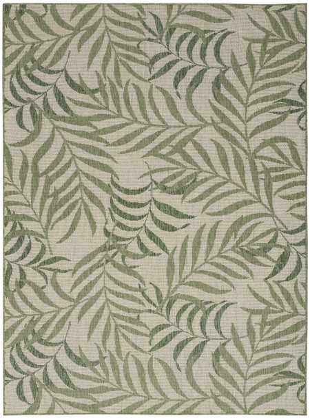 Nourison Home Garden Oasis GOA01 Ivory Green Rug