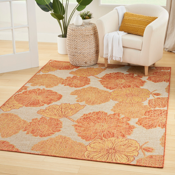 Nourison Home Garden Oasis GOA04 Coral Rug