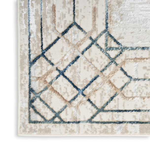 Nourison Home Glitz GLZ03 Ivory Taupe Rug