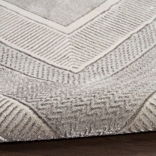 Nourison Home Glitz GLZ07 Silver Rug
