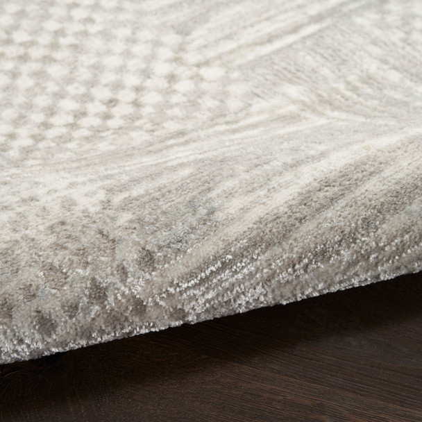 Nourison Home Glitz GLZ09 Silver Grey Rug