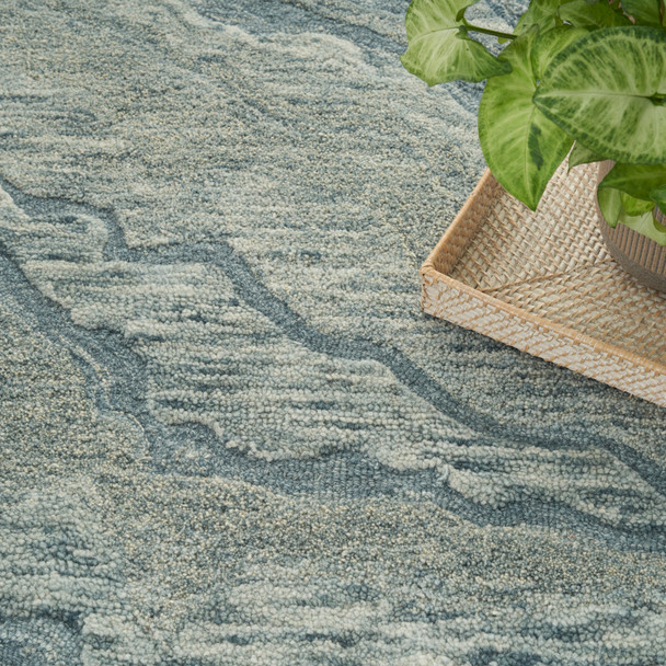 Nourison Home Graceful GRU01 Blue Rug