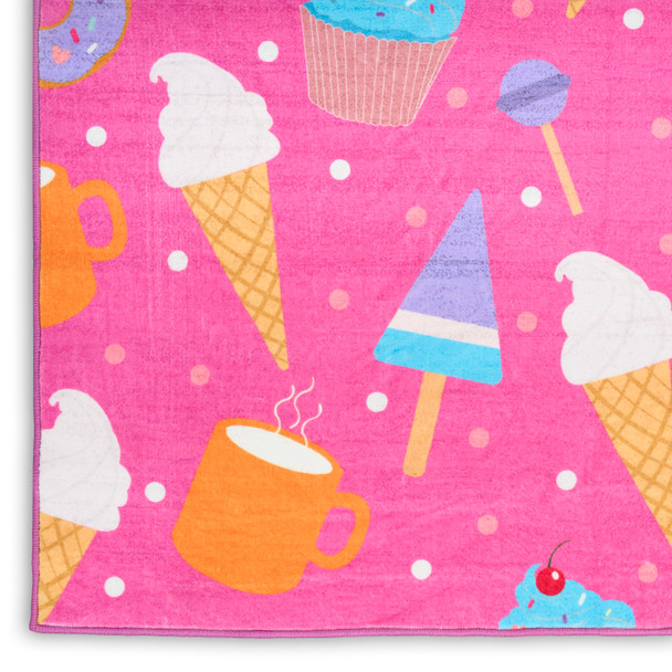Nourison Home Imagination IMA19 Pink Multicolor Rug