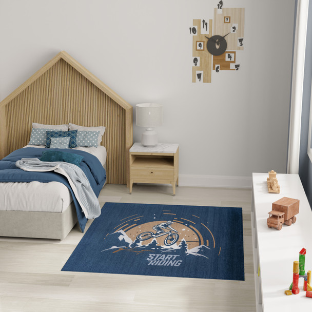Nourison Home Imagination IMA23 Blue Rug