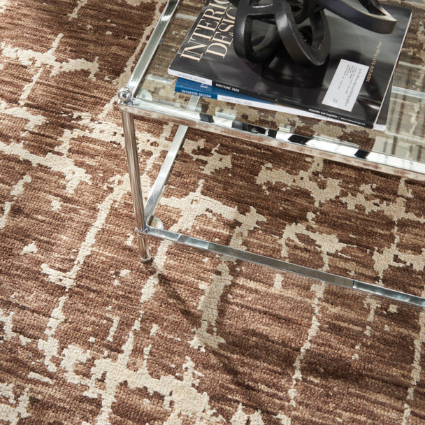 Nourison Home Luna LUN02 Mocha Ivory Rug