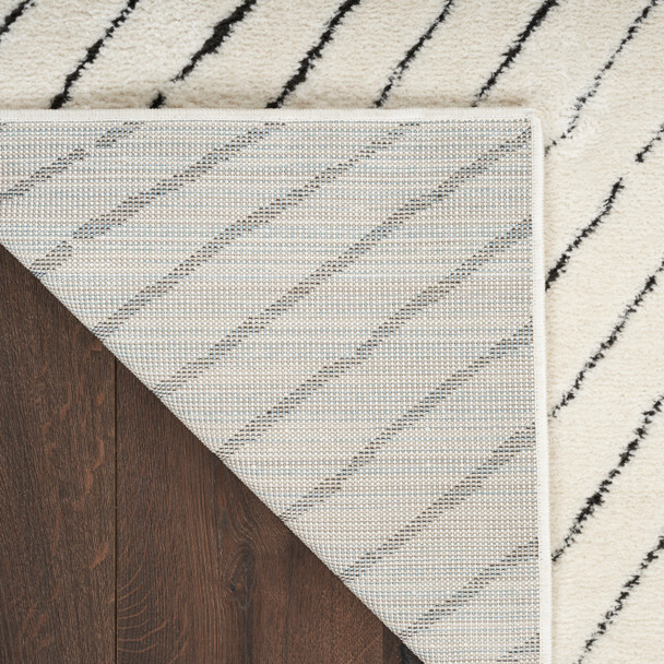 Nourison Home Modern Comfort MNC01 Ivory Black Rug