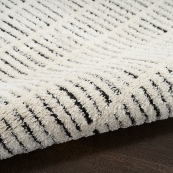 Nourison Home Modern Comfort MNC03 Ivory Black Rug