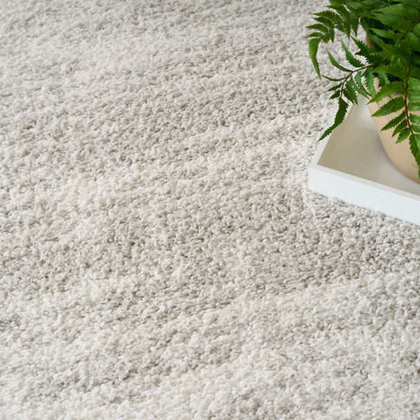 Nourison Home Modern Shag MMD04 Ivory Grey Rug