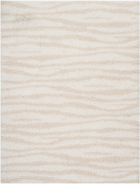 Nourison Home Modern Shag MMD05 Ivory Beige Rug