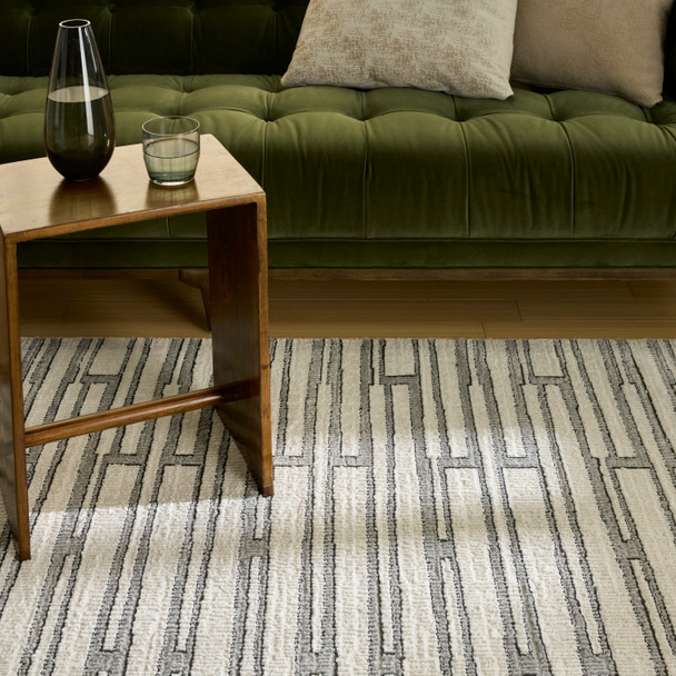 Nourison Home Nordic NRC02 Ivory Grey Rug
