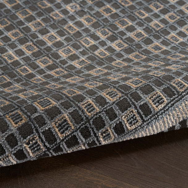 Nourison Home Nordic NRC03 Black Taupe Rug