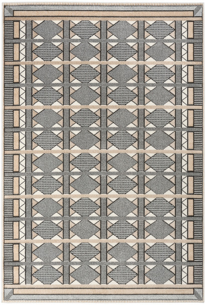 Nourison Home Nordic NRC06 Ivory Multicolor Rug