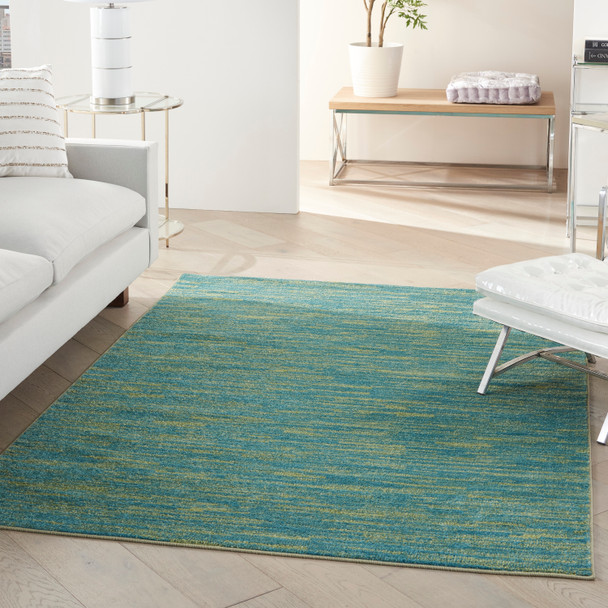 Nourison Home Nourison Essentials NRE01 Blue Green Rug