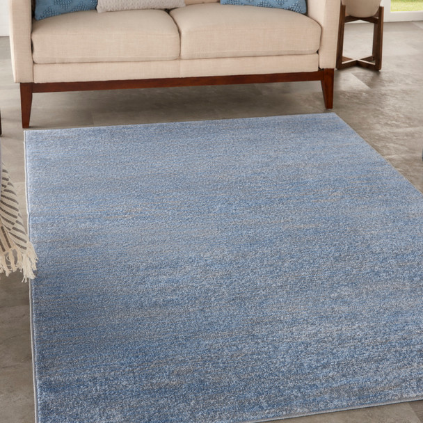 Nourison Home Nourison Essentials NRE01 Blue Grey Rug