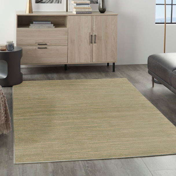 Nourison Home Nourison Essentials NRE01 Green Gold Rug