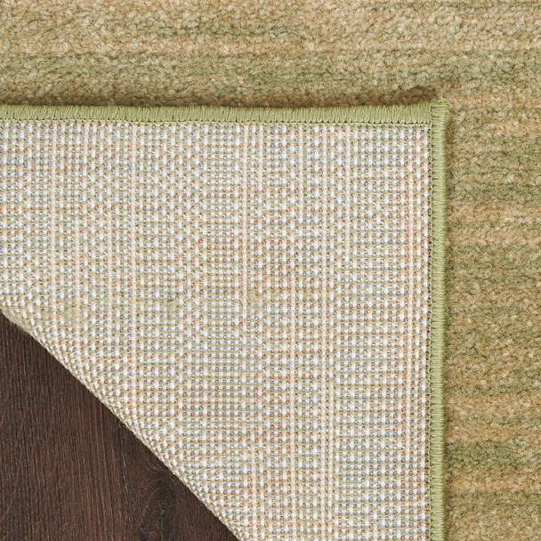 Nourison Home Nourison Essentials NRE01 Green Gold Rug