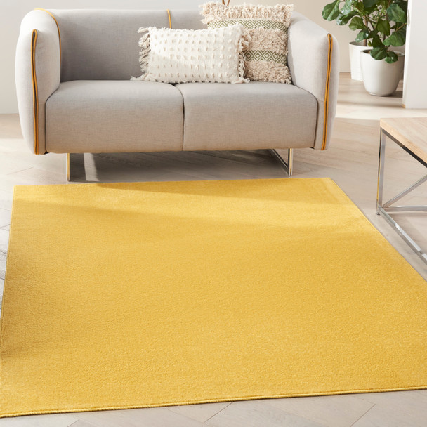 Nourison Home Nourison Essentials NRE01 Yellow Rug