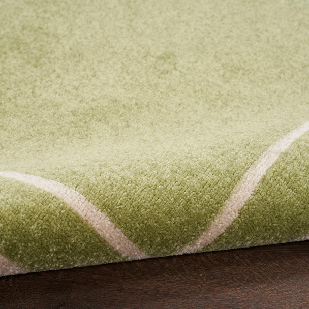 Nourison Home Nourison Essentials NRE02 Green Ivory Rug