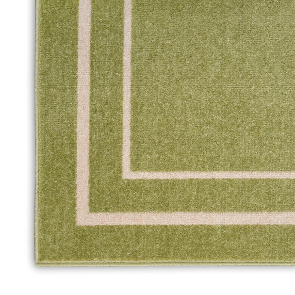 Nourison Home Nourison Essentials NRE02 Green Ivory Rug