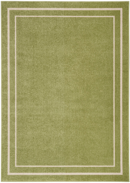 Nourison Home Nourison Essentials NRE02 Green Ivory Rug