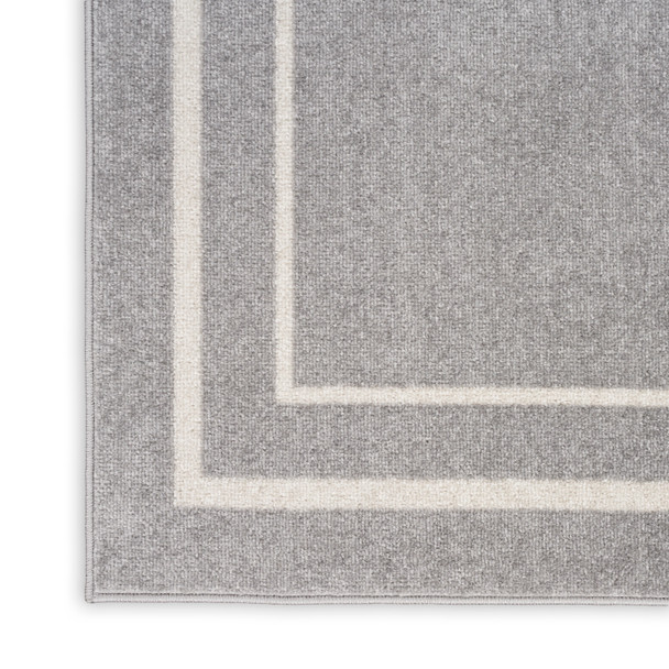 Nourison Home Nourison Essentials NRE02 Grey Ivory Rug