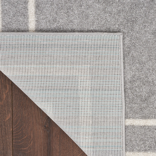 Nourison Home Nourison Essentials NRE02 Grey Ivory Rug