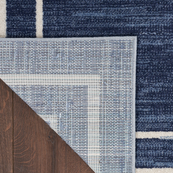 Nourison Home Nourison Essentials NRE02 Navy Ivory Rug